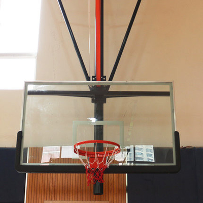 El techo eléctrico modificado para requisitos particulares del aro de baloncesto del gimnasio montó